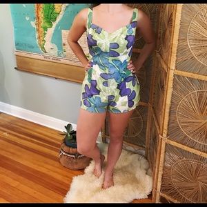 Size large vintage swimsuit : romper